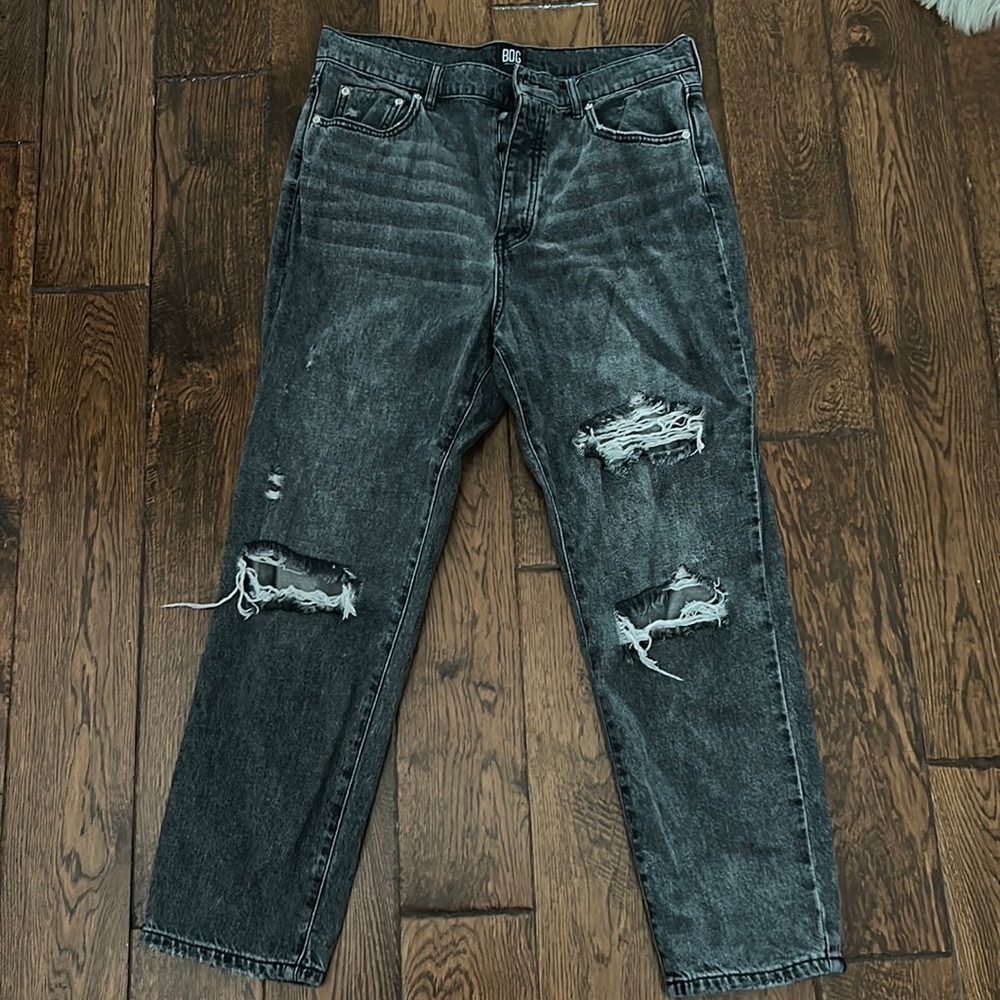 Black Distressed BDG Jeans